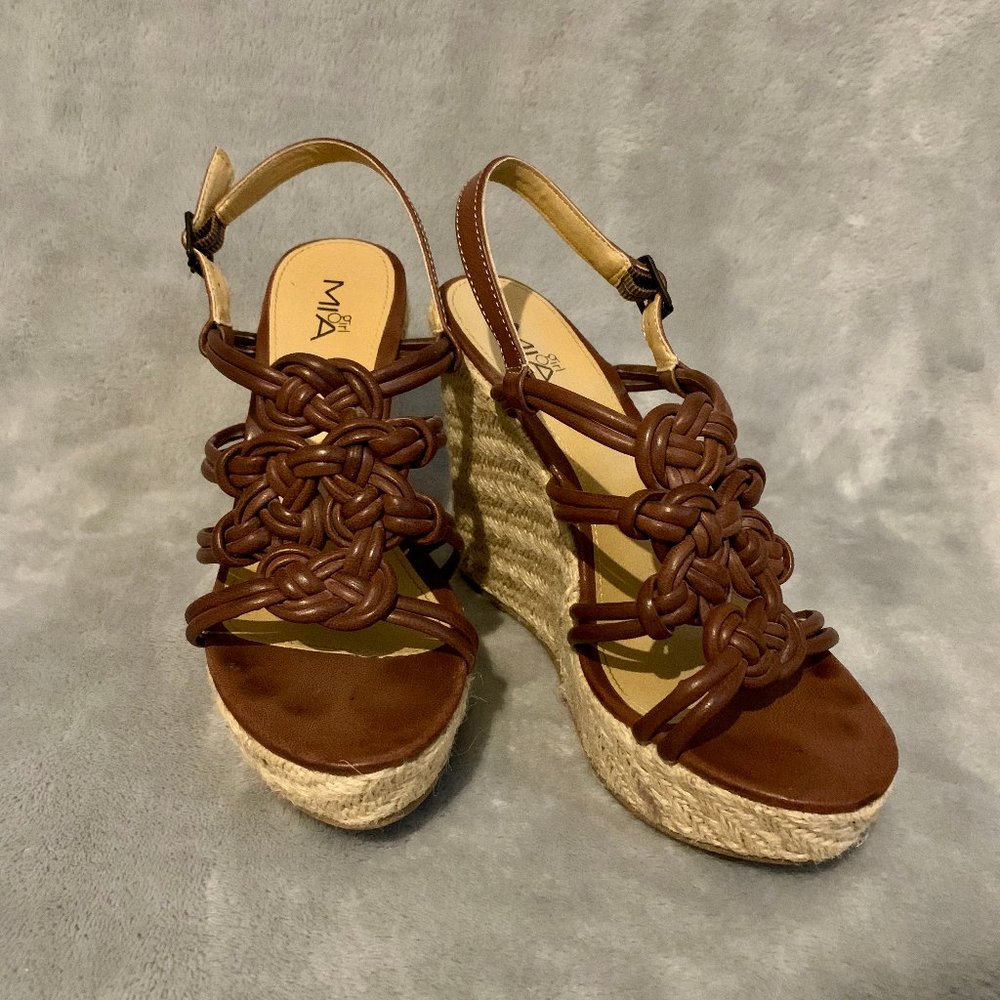 MIA Braided Wedges